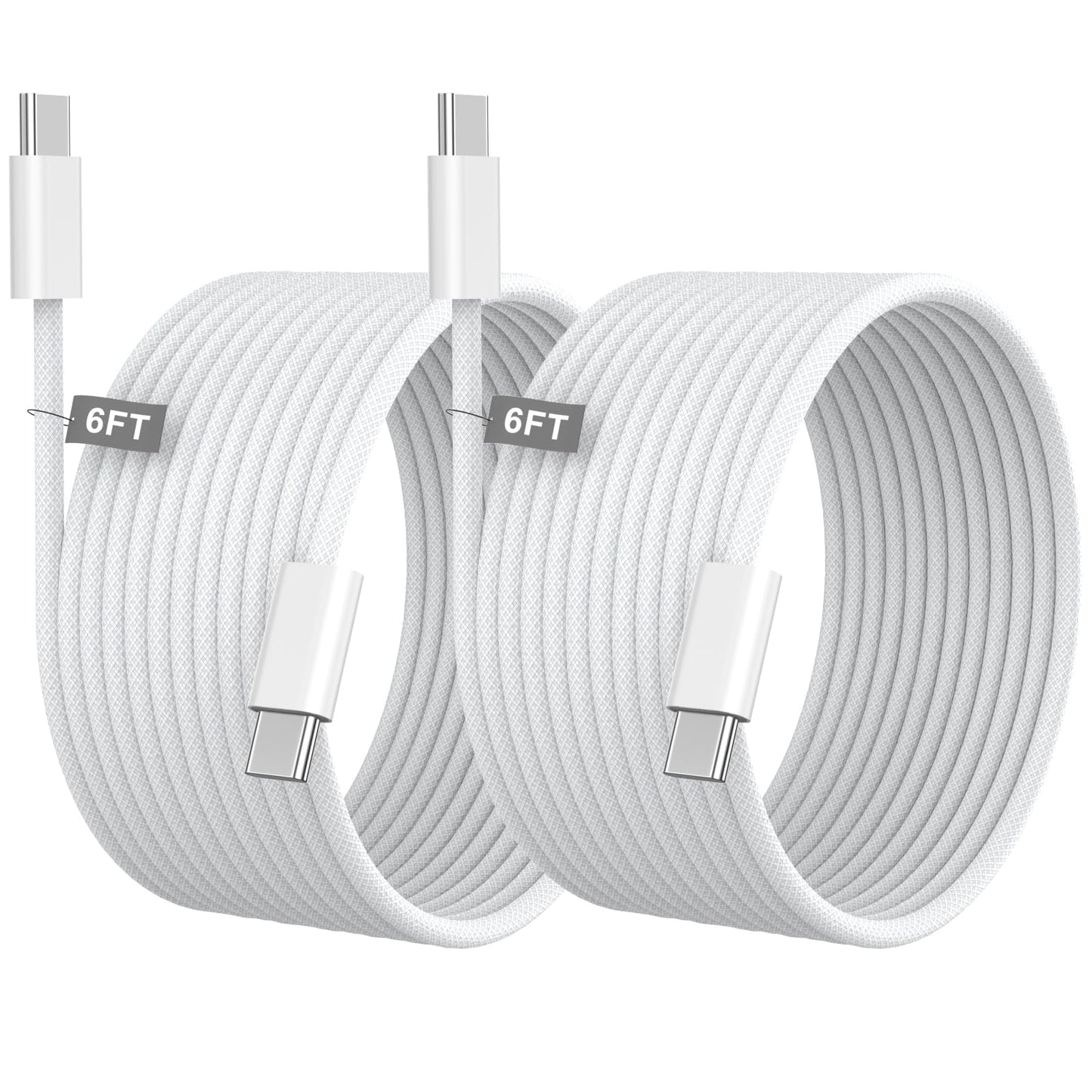 10Pcs 6FT USB C to USB C Fast Charging PD USB Type C Cable 1M - YUYAO