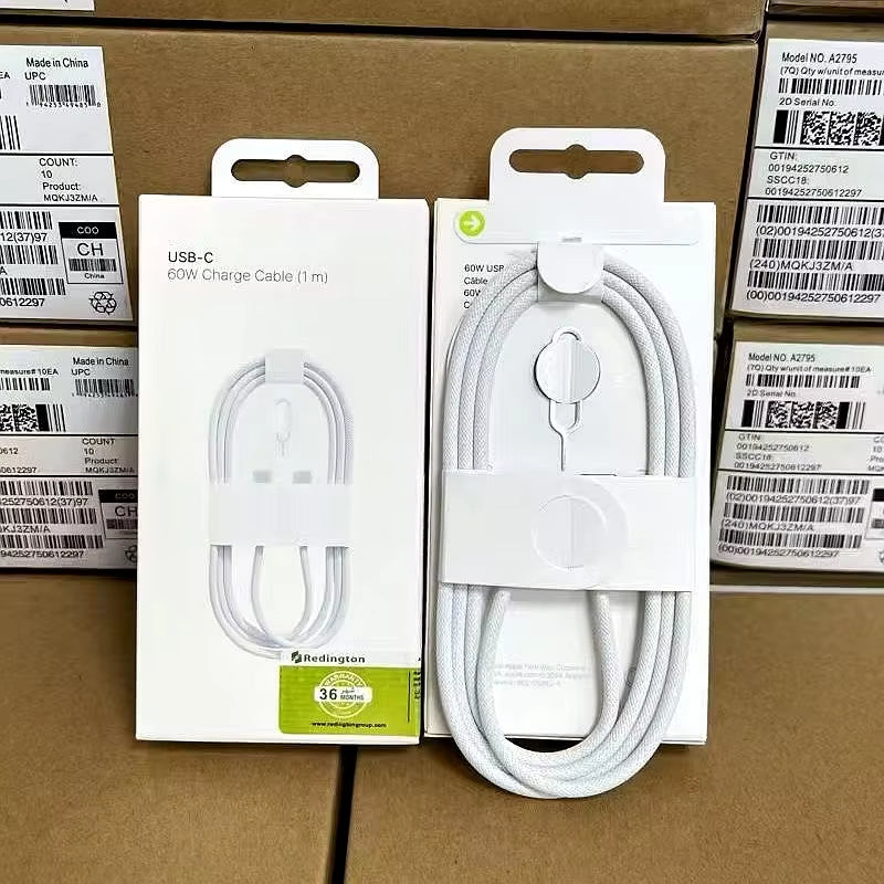 60W Fast Charging Data Cable with Packing Box Usb-C To Type-C Cable - YUYAO