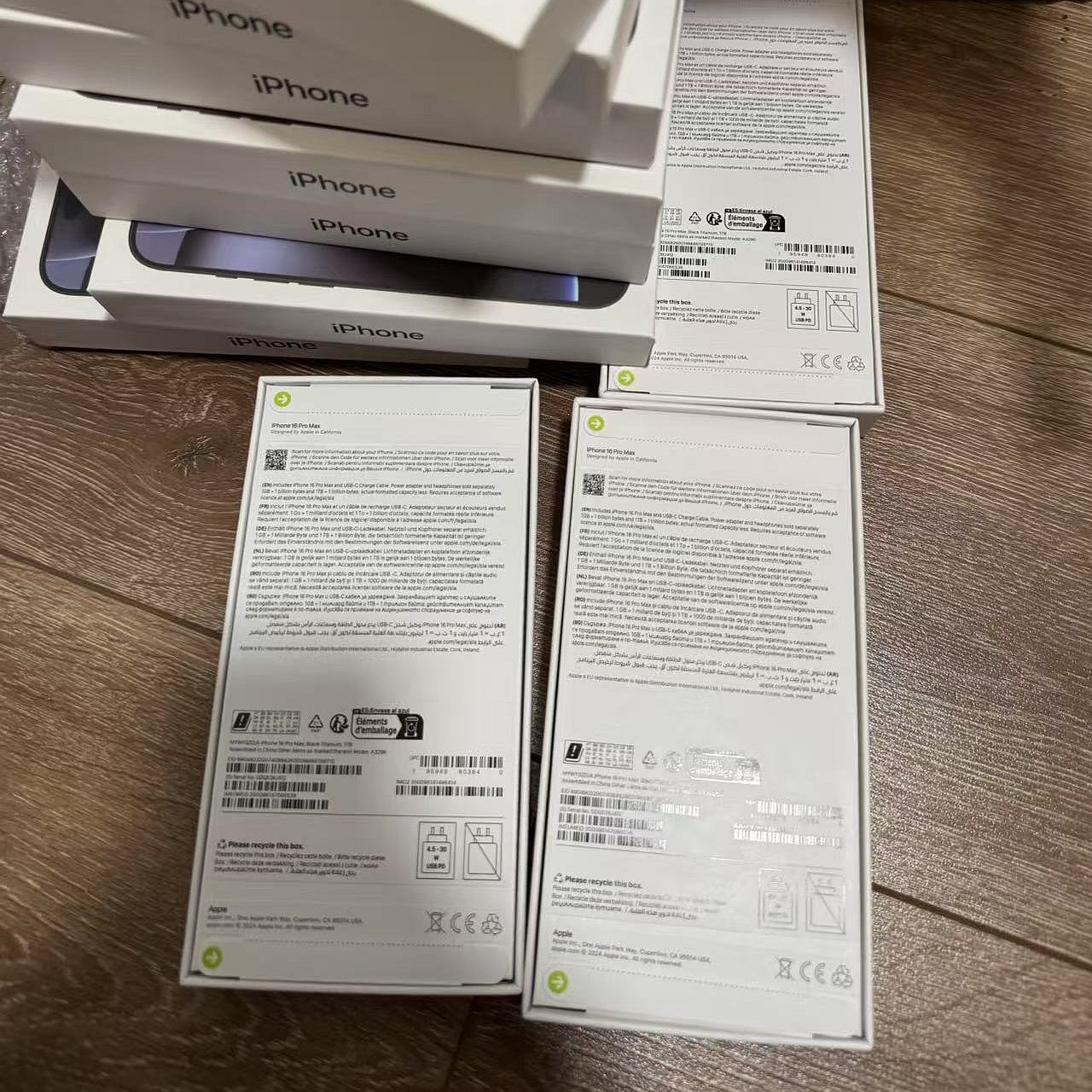 Original Boxes with Custom IMEI Printed for iPhone 17/16/15/14 series
