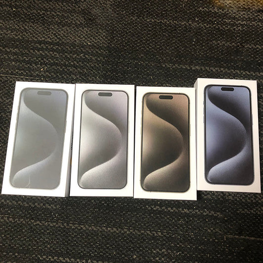 Empty Retail Packing Box for iPhone 15 Pro, 15 Pro Max