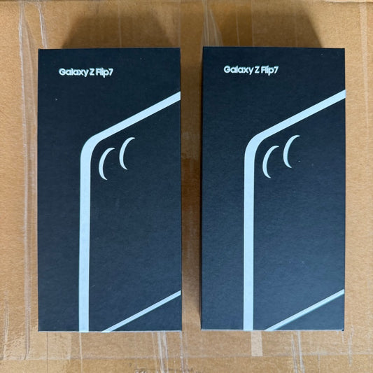 Empty retail box for Samsung Galaxy Z Flip7