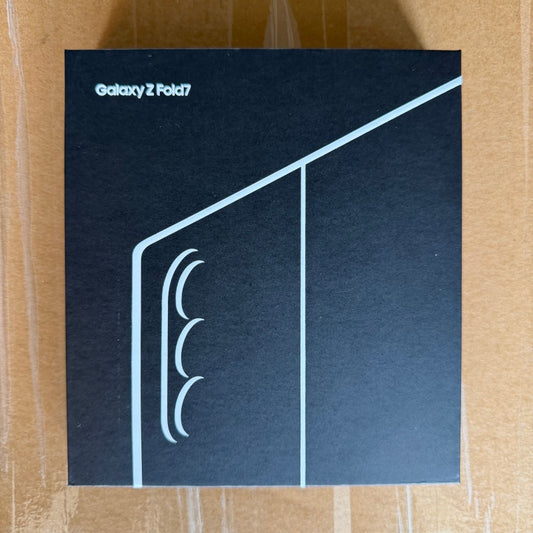 Empty retail box for Samsung Galaxy Z Fold7